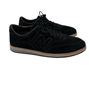 New Balance Men's 1100 Black Suede Walking Shoes Sneakers 12EEEE Wide Width